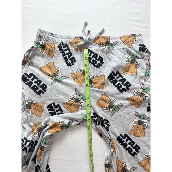 Star Wars Mandaldrian Mens Grey Large Pajama Pants‎ - Picture 3 of 6